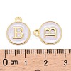 Golden Plated Alloy Charms X-ENAM-S118-01B-3