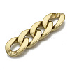 Opaque Spray Painted Acrylic Linking Rings OACR-S021-19A-B01-3