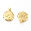 Brass Pendants KK-J275-12G-2