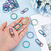 10Pcs Zinc Alloy Swivel Clasps FIND-PH0027-09-3