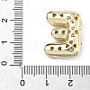 Brass Micro Pave Cubic Zirconia Pendants KK-Z108-02G-E-3