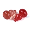 Dyed Natural White Jade Pendants G-Q601-42A-2