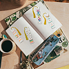 4 Patterns Rectangle Waterproof Acrylic Bookmarks Set DIY-GL0004-50B-2