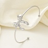 304 Stainless Steel Cuff Bangles BJEW-B107-01P-1