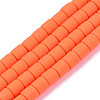 Handmade Polymer Clay Bead Strands X-CLAY-ZX006-01O-2