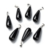 Natural Obsidian Pendants G-F707-08-1