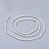 Electroplate Glass Beads Strands X-EGLA-F149-AB-01-4