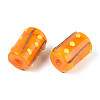 Handmade Gold Foil Glass Bumpy Beads LAMP-ZX003-12-07-2