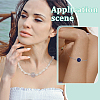 6Pcs 6 Styles Brass Pave Natural Amethyst & Rose Quartz & White Agate & Green Aventurine & Carnelian & Lapis Lazuli Multi-Strand Links KK-BC0015-17B-5