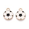 Alloy & Enamel Pendants ENAM-T021-71G-1