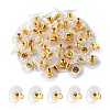 Brass Ear Nuts KK-YW0001-63G-1
