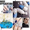 5 sets Alloy & Brass & Plastic & Glass Cabochons Set MRMJ-OC0003-02-6