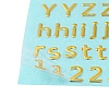 Brass Self-Adhesive Picture Stickers DIY-C059-01E-5