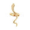 Ion Plating(IP) 304 Stainless Steel Snake Wrap Cuff Ring RJEW-L103-32G-3