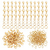 80Pcs 4 Styles 304 Stainless Steel Lobster Claw Clasps DIY-PH0028-67-1