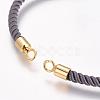 Nylon Cord Bracelet Making MAK-P005-04G-2