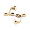 304 Stainless Steel Charms STAS-M327-02G-S-2