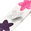 8 Patterns PVC Self Adhesive Glitter Stickers DIY-A042-14B-3