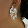 Real 18K Gold Plated 201 Stainless Steel Stud Earrings CS0500-1-2
