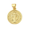 Rack Plating Brass Pendants KK-S380-34G-01-1