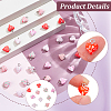 40Pcs 5 Styles Handmade Polymer Clay Charms CLAY-SC0002-91B-5