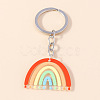 Acrylic Rainbow Pendant Keychain RABO-PW0001-078B-1