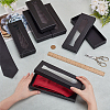 Paper Cardboard Tie Storage Boxes with Visible Window CON-WH0107-63-3