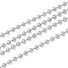 Tarnish Resistant 201 Stainless Steel Ball Chainswith Spool CHS-R008-19-100m-1