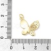 Brass Micro Pave Cubic Zirconia Pendants X-KK-H529-49G-3
