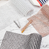 24 Rows Plastic Mesh Rhinestone Trimming DIY-PH0001-25-3