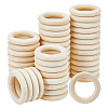 Unfinished Schima Wood Rings for DIY Accessories WOOD-WH0002-65A-1