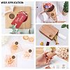 Self-Adhesive Kraft Paper Gift Tag Stickers DIY-G013-A20-6