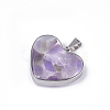 Natural Amethyst Pendants STAS-T043-01H-2