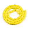 Opaque Solid Glass Bead Strands GLAA-N047-09-F03-2