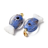 Handmade Lampwork Pendants LAMP-A007-01G-04-01-3