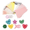 11Pcs Wicker Rattan Ornaments AJEW-CJ0001-21-1