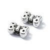 Tibetan Style Alloy Beads TIBEB-F065-07AS-01-2