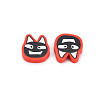 Halloween Handmade Polymer Clay Cabochons X-CLAY-N006-106-3