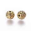Tibetan Style Zinc Alloy Beads X-PALLOY-L230-01AG-NR-2