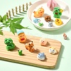 15Pcs 15 Styles Resin 3D Animal Figurines RESI-YW0001-94-4
