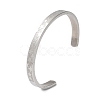 Non-Tarnish 304 Stainless Steel Star Cuff Bangles BJEW-F464-P-01-2