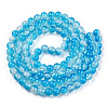 Transparent Crackle Baking Paint Glass Beads Strands DGLA-T003-01B-05-2