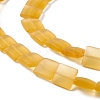 Transparent Frosted Glass Beads Strands FGLA-S001-M01-4