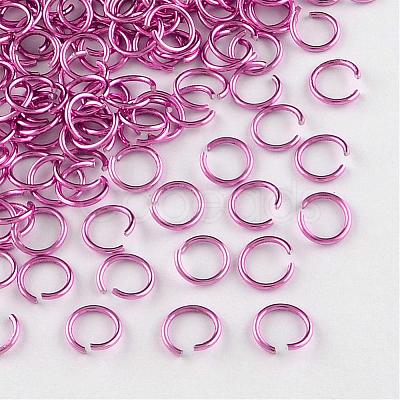 Aluminum Wire Open Jump Rings X-ALUM-R005-0.8x6-13-1