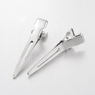 Iron Alligator Hair Clip Findings E524Y-1
