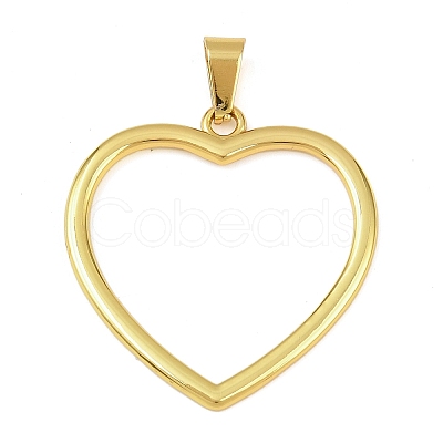 304 Stainless Steel Pendants STAS-K315-02A-G-1