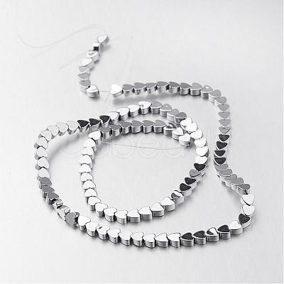 Electroplate Non-magnetic Synthetic Hematite Bead Strands G-F300-23A-01-1