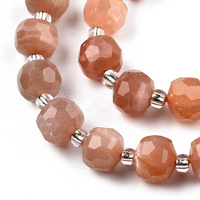 Natural Sunstone Beads Strands G-N327-08L-1