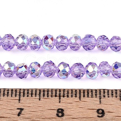 Transparent Glass Beads Strands EGLA-N016-4mm-03-1