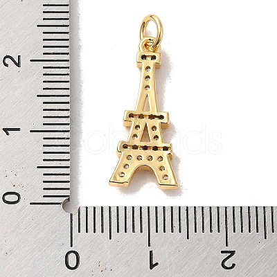 Brass Cubic Zirconia Pendants LS-KK-M278-15G-1